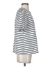 Anne Klein Stripes White Short Sleeve Top Size S - photo 4