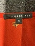 West Kei 100% Polyester Orange 3/4 Sleeve Blouse Size S - photo 7
