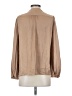J.Crew 100% Polyester Tan 3/4 Sleeve Blouse Size S - photo 2