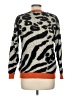 Unbranded Animal Print Orange Black Pullover Sweater Size M (estimated) - photo 2