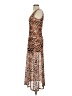 Louna Animal Print Brown Cocktail Dress Size S - photo 5