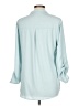 Messic 100% Polyester Teal 3/4 Sleeve Blouse Size L - photo 2