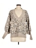 Ted Baker London Animal Print Tan Pullover Sweater Size 6 (2) - photo 1