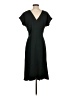 Mango 100% Polyester Solid Black Cocktail Dress Size 4 - photo 2