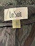 Le Suit Chevron-herringbone Gray Dress Pants Size 14 - photo 4