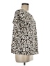 Shein 100% Polyester Animal Print Tan Short Sleeve Blouse Size 6 - photo 4