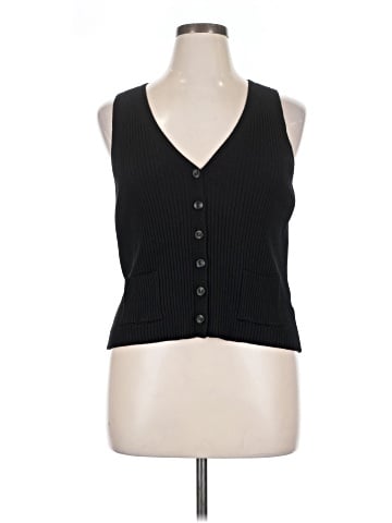 Pink Rose Sweater Vest (view 1)