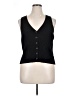 Pink Rose Black Sweater Vest Size XL - photo 1