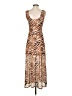 Louna Animal Print Brown Casual Dress Size S - photo 2