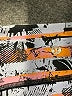 Lululemon Athletica Graphic Orange Purple Active Pants Size 4 - photo 7