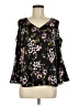 Thalia Sodi Black 3/4 Sleeve Blouse Size M - photo 1
