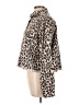 ee:some 100% Cotton Animal Print Gold Brown Jacket Size L - photo 5