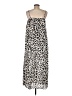 Pink Lily 100% Polyester Animal Print Silver Casual Dress Size M - photo 2