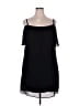 Tacera 100% Polyester Solid Black Casual Dress Size 2X - photo 1