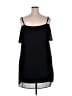 Tacera 100% Polyester Solid Black Casual Dress Size 2X - photo 2