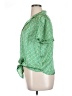 Eclair Green Short Sleeve Blouse Size XL - photo 5