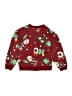 Primark Print Burgundy Pullover Sweater Size 6 - 7 - photo 1