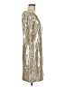 Alexa B Metallic Gold Cocktail Dress Size 12 - photo 4