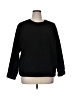 Ann Taylor LOFT 100% Polyester Solid Black Pullover Sweater Size XL - photo 1