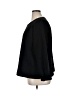 Ann Taylor LOFT 100% Polyester Solid Black Pullover Sweater Size XL - photo 5