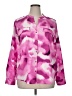Calvin Klein Animal Print Pink Long Sleeve Blouse Size XL - photo 1