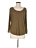Ann Taylor LOFT 100% Rayon Brown 3/4 Sleeve Top Size M - photo 1