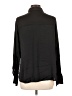MNG 100% Polyester Solid Black Long Sleeve Blouse Size 12 - photo 2