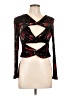 autumn adeigbo Black Long Sleeve Top Size 10 - photo 1