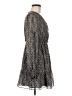 Max Studio 100% Polyester Paisley Gray Casual Dress Size M - photo 4