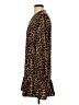 MICHAEL Michael Kors 100% Polyester Animal Print Brown Casual Dress Size XS - photo 5