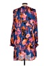 Mila Mae 100% Polyester Floral Blue Casual Dress Size L - photo 2