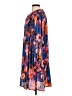 Mila Mae 100% Polyester Floral Blue Casual Dress Size L - photo 5
