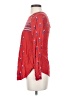Global Desi 100% Viscose Red Long Sleeve Blouse Size XS - photo 5