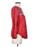 Global Desi 100% Viscose Red Long Sleeve Blouse Size XS - photo 4