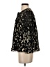 LoveShackFancy Black 3/4 Sleeve Silk Top Size XS - photo 5