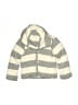 Burt's Bees Baby 100% Organic Cotton Stripes Gray Jacket Size 6-9 mo - photo 1