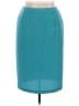 Miss Dorby 100% Polyester Paisley Teal Blue Formal Skirt Size 14 - photo 1