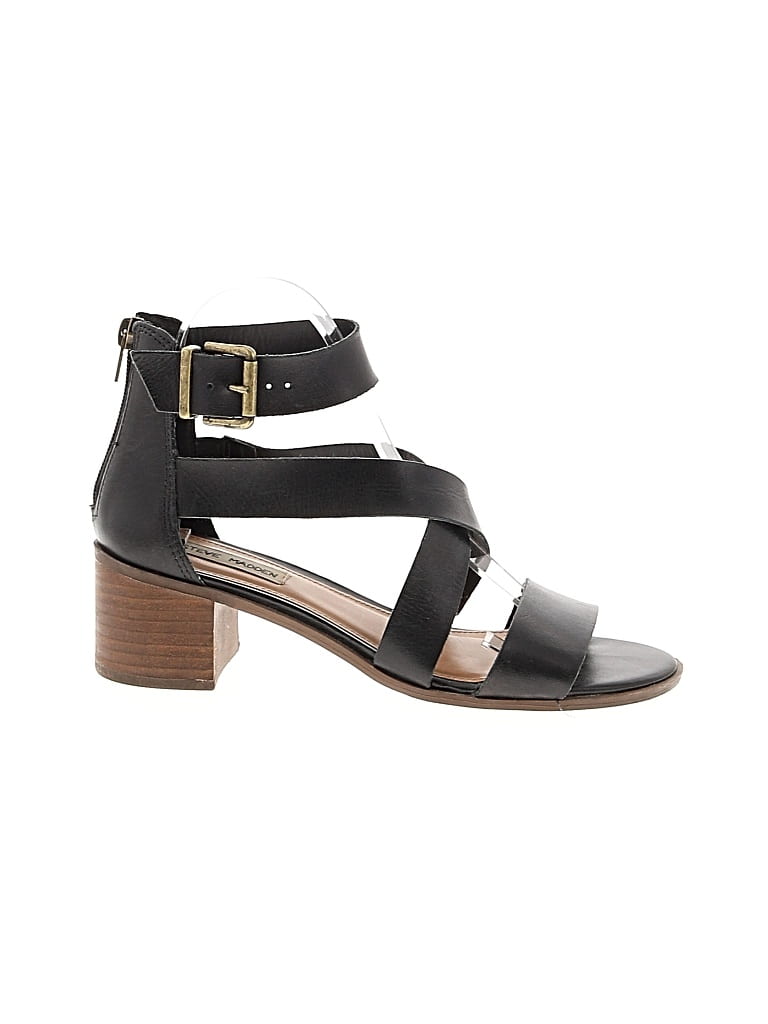 Pre-owned Steve Madden Sandals In Black