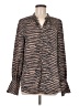 Joie 100% Polyester Animal Print Brown Long Sleeve Blouse Size M - photo 1