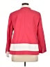 Nina Mclemore 100% Cotton Color Block Red Jacket Size 16 - photo 2