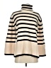 BTFBM Stripes Ivory Turtleneck Sweater Size S - photo 1