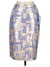 Venus 100% Polyester Graphic Blue Casual Skirt Size 10 - photo 1