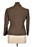 Irene Van Ryb 100% Wool Houndstooth Brown Wool Blazer Size EU 44 / US 14 - photo 2