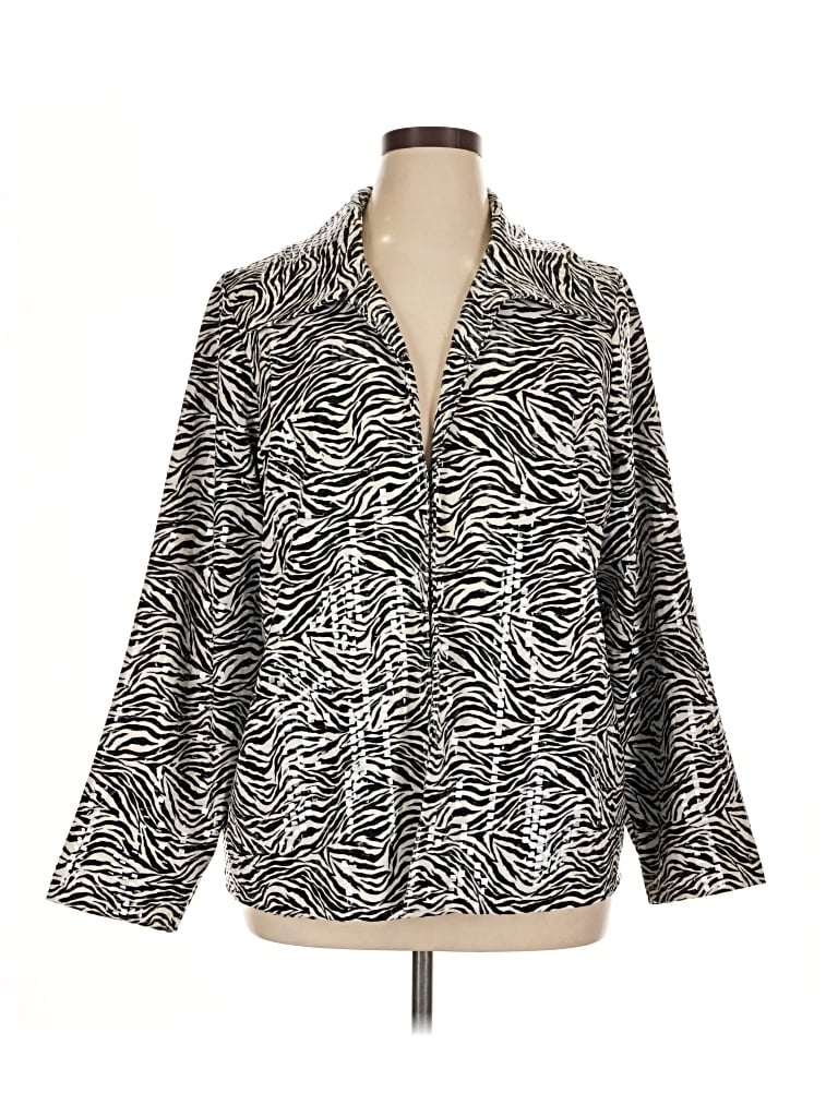 Pre-owned Simonton Says Blazer Jacket In Silver