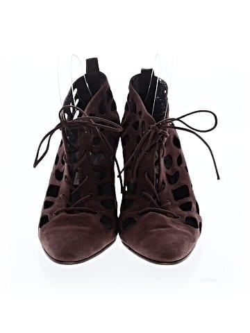 Manolo Blahnik Suede Caged Heels (view 2)