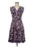 J.Crew 100% Silk Print Blue Cocktail Dress Size 6 - photo 1