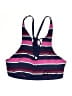 Jag Stripes Purple Swimsuit Top Size XL - photo 1