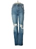 Madewell Hearts Blue Jeans Size 25 waist - photo 1