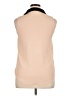 Soprano Tan Sleeveless Button-Down Shirt Size XL (estimated) - photo 2