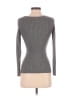 Pink Rose Gray Long Sleeve Top Size S - photo 2